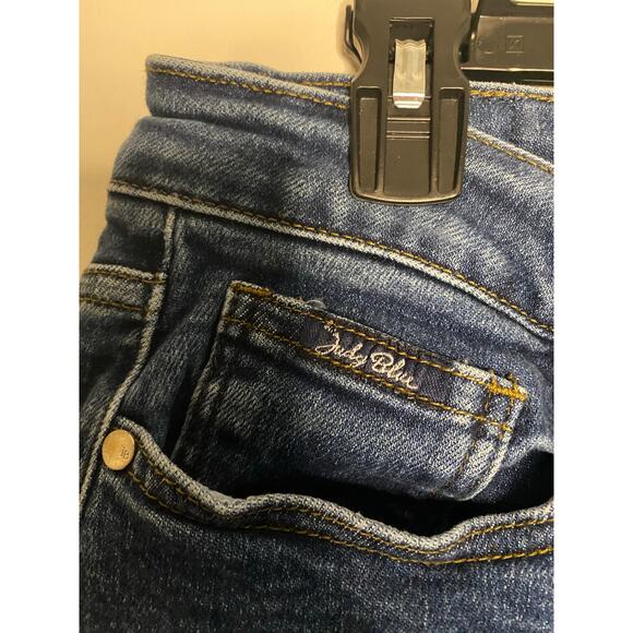 Judy Blue High Rise Straight Leg Dark Blue Jeans Classic Size 14W Plus Size - Picture 6 of 16